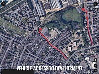 Access points at both ends of the estate would see a huge increase in traffic.